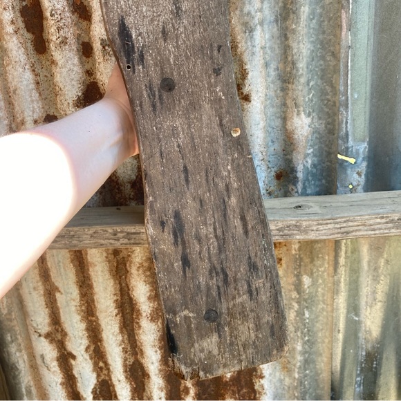 Vintage Wooden Semicircle Decor Half Wheel Wall Primitive Rustic Decor - Picture 9 of 14